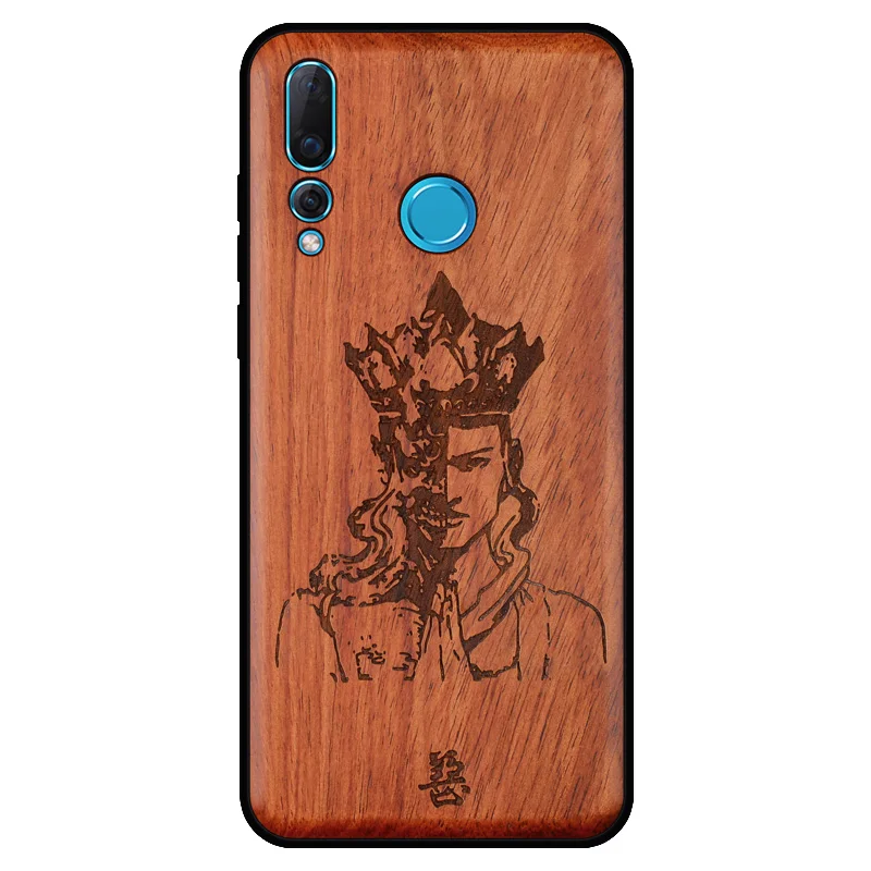 BOOGIC Original Wood Phone Case For Huawei Nova 4 Wood +TPU Cover For Huawei Nova 4 Ultra-Thin Wooden Coque Nova4 (11)
