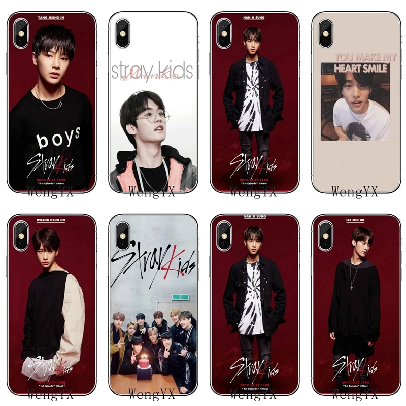 

For Xiaomi Redmi S2 3S 4 4A 4x 5 plus 6 6A Note 3 4 5 5A 6 Pro Pocophone F1 jeongin minho stray kids jisung changbin Soft case