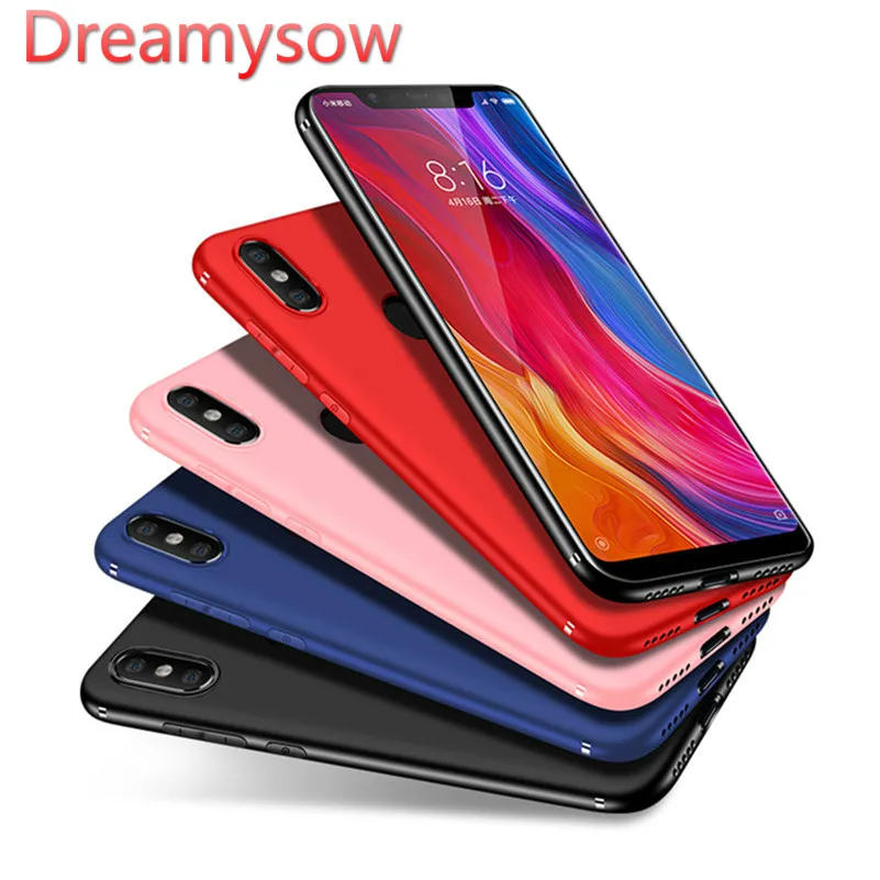 Тонкий жесткий матовый чехол из поликарбоната для Xiaomi Mi9 SE 8 Lite Pocophone F1 стильные
