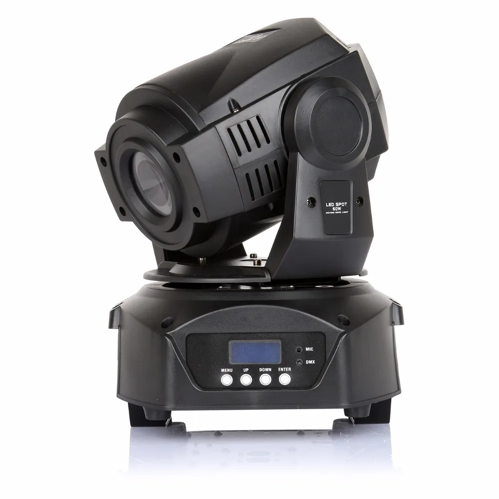 

Hot Spot 60W LED Moving Head Light With Gobos High Brightness DMX 512 DMX 9/11CH Professional 90W LED Stage Light