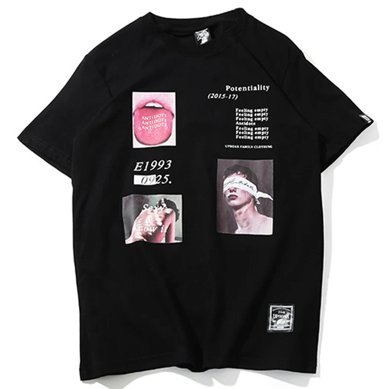 

Hip Hop Print T-shirts Men Women Streetwear Tshirt Short Sleeve O-Neck 2019 Summer Hip Hop Harajuku Couple Tops Tees Male ZC011