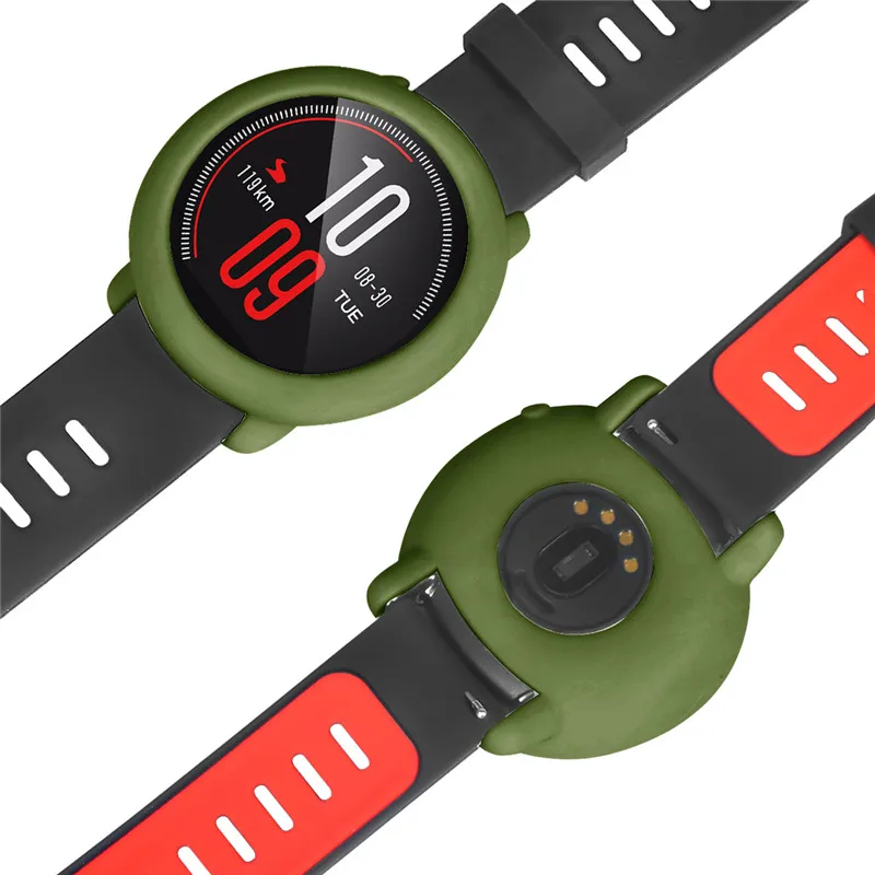 Силиконовый чехол s для xiaomi huami amazfit pace чехол для смарт часов мягкий чехол защитная рамка