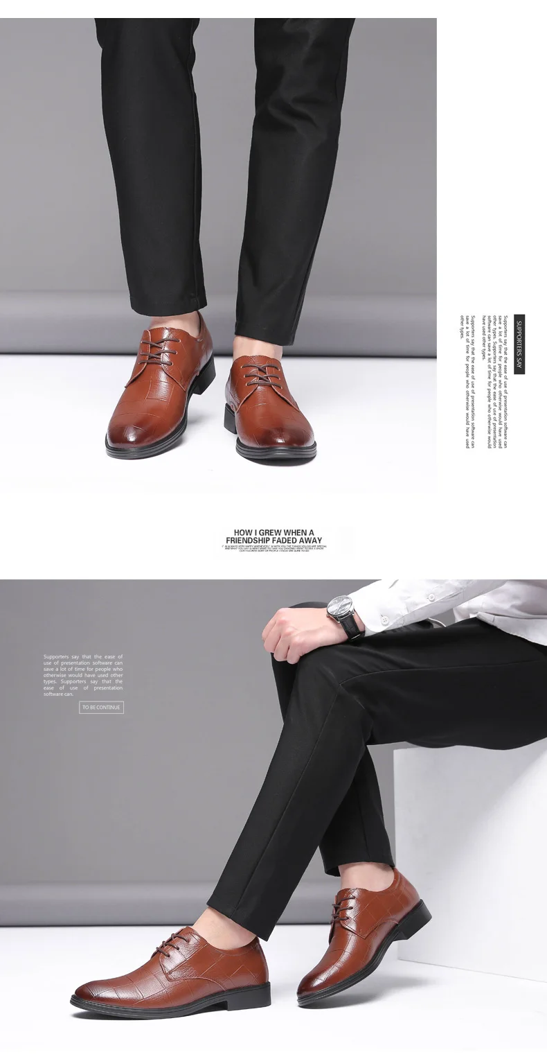 PHLIY Сюань новый 2019 мужские оксфорды из натуральной кожи черного цвета Классическая обувь для Для мужчин офисное, официальное платье обувь
