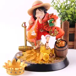 Аниме one piece Monkey D Luffy фигурка сокровище Ver. Соломенная шляпа Луффи ПВХ Коллекция Модель игрушки 18 см