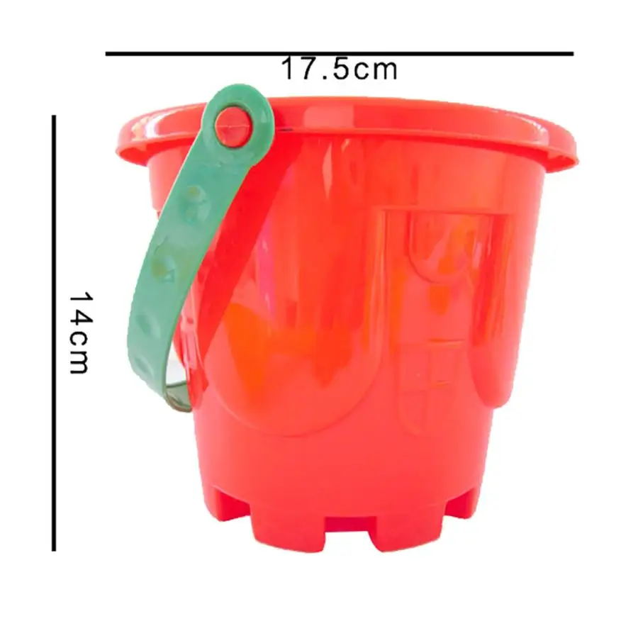 Promo 7Pcs Sand Sandbeach Kids Beach Toys Castle Bucket Spade Shovel Rake Water Tools Cherryb