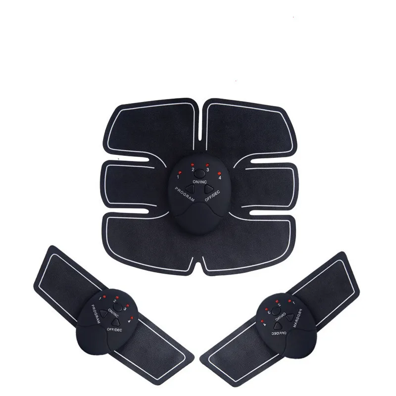 Vibration Fitness Massager Abdomen Trainer Wireless Stimulator Battery Electronic Muscle Exerciser | Спорт и развлечения
