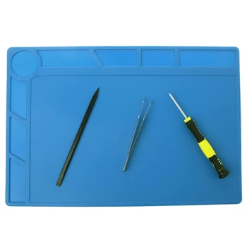 

34x23cm Heat-resistant Silicone Pad Repair Mat Heat Insulation BGA Soldering Station