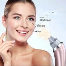 Электрический вакуумный очиститель пор Акне Прыщ Поппер инструмент для удаления угрей USB Перезаряжаемые угольная маска для носа удаление кожи уход