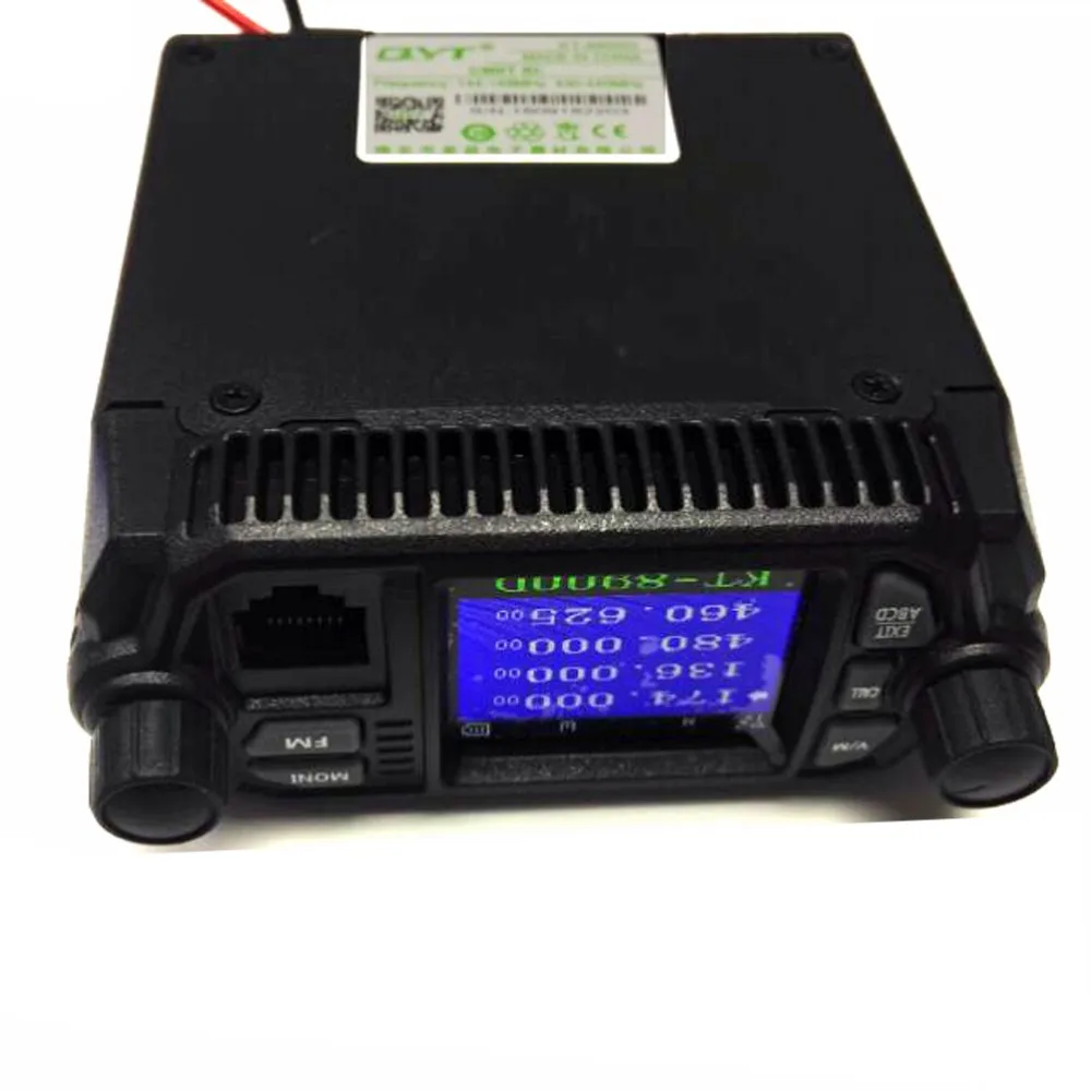 NEW Product! Mini car radio QYT KT-8900D 136-174400-480MHz dual band quad dsiplay 25W mobile transicever KT8900D CB Transceivr (7)