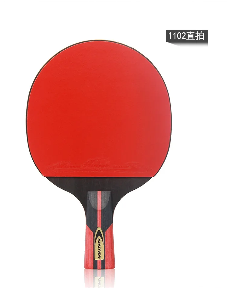 CROSSWAY Настольный теннис 6 звезд Pingpong Paddle Горизонтальный захват теннис настольная ракетка длинной ручкой наступление оборонительные лопатки