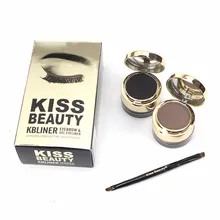 3 шт./компл. гель для бровей водоустойчивые, блестящие подводка для глаз набор Профессиональная Косметика быстрый/быстрый сухой длительный МАКИЯЖ глаз