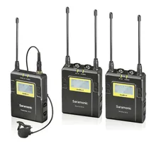 Saramonic uwmic9 UHF Беспроводной Мониторы Системы использовать для студийной записи/на сцене Мониторы ing встречи 1 передатчик + 2 приемники