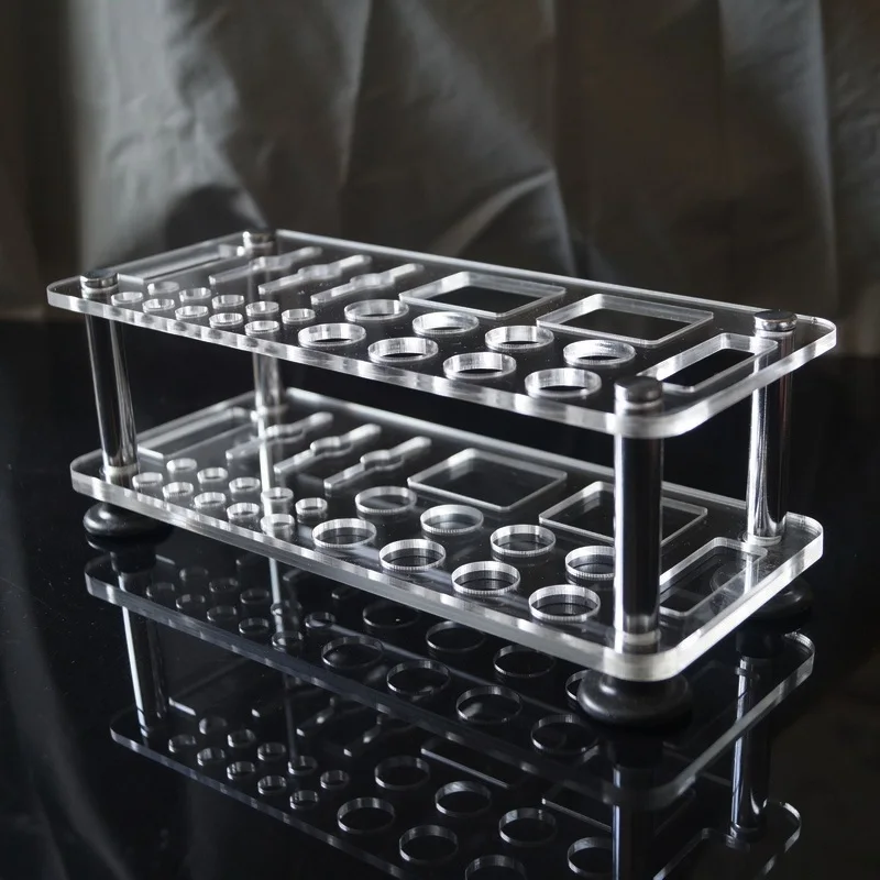 DIY Leather Tool Rack Leather Table Storage Rack Box Frame Straddle