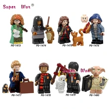 Одиночные строительные блоки Добби Трелони ЧО ЧАНГ Гермиона Дин Коллекция игрушек для детей