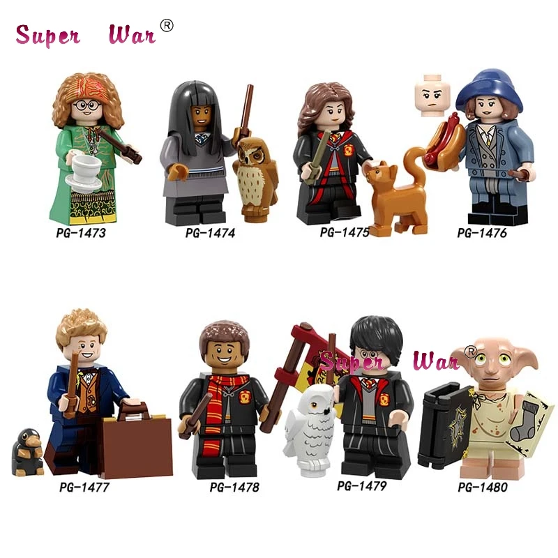 

Single Building Blocks Dobby Trelawney Cho Chang Hermione Dean Collection toys for children