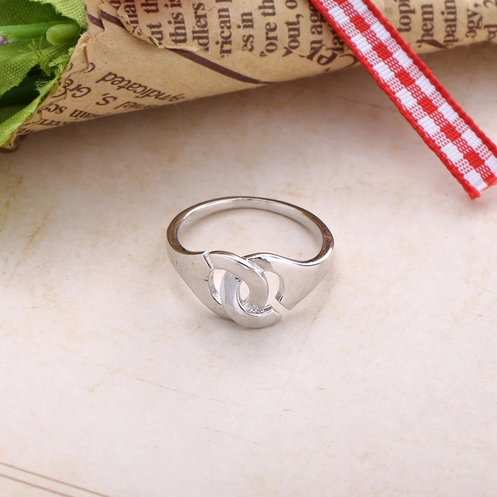 Винтажное серебряное кольцо, 925 пробы, серебряное кольцо на запястье для женщин, ювелирное изделие для помолвки, аксессуары