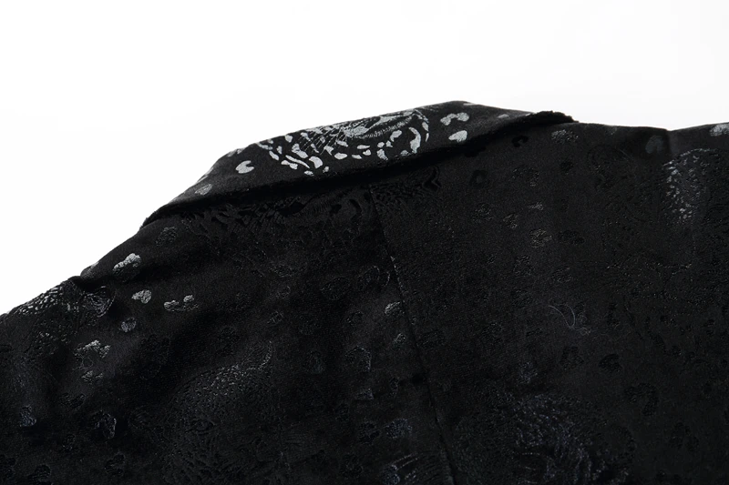 VAGUELETTE мужской блейзер с печатью леопардовый узор Элегантный Тонкий Блейзер для мужчин вечерние куртки пальто Мужская модная сценическая одежда для певицы