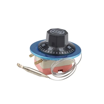 

50-300 degrees centigrade 2 pin Pinkage temperature control switch capillary thermostat mechanical adjustable