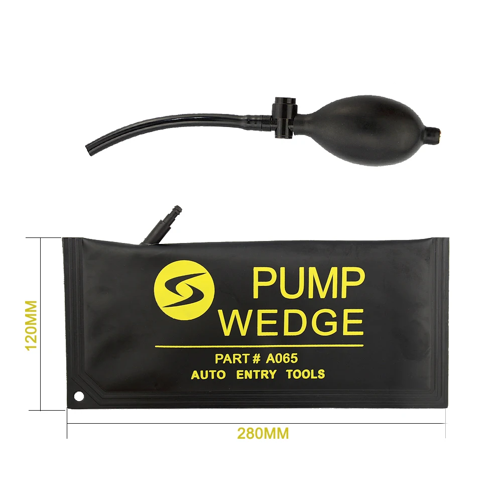 CHKJ Pump Wedge Professional Locksmith Tools Auto Air Wedge Airbag Lock Pick Set Car Door Window Lock Opening Tool 280x120mm  (2)