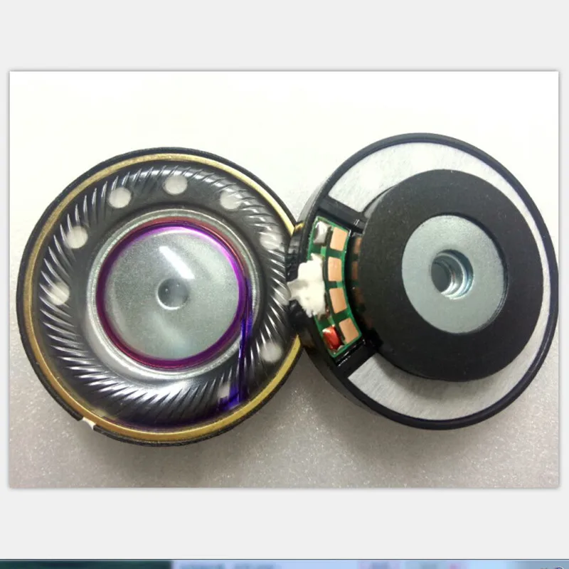 Fones de Ouvido Fone de Ouvido Alto-falante Unidade Acessórios Três-membrana Composto Ultra-macio Baixo Faça Você Mesmo Reparação Alto-falantes 40mm 32ohm - Image 2