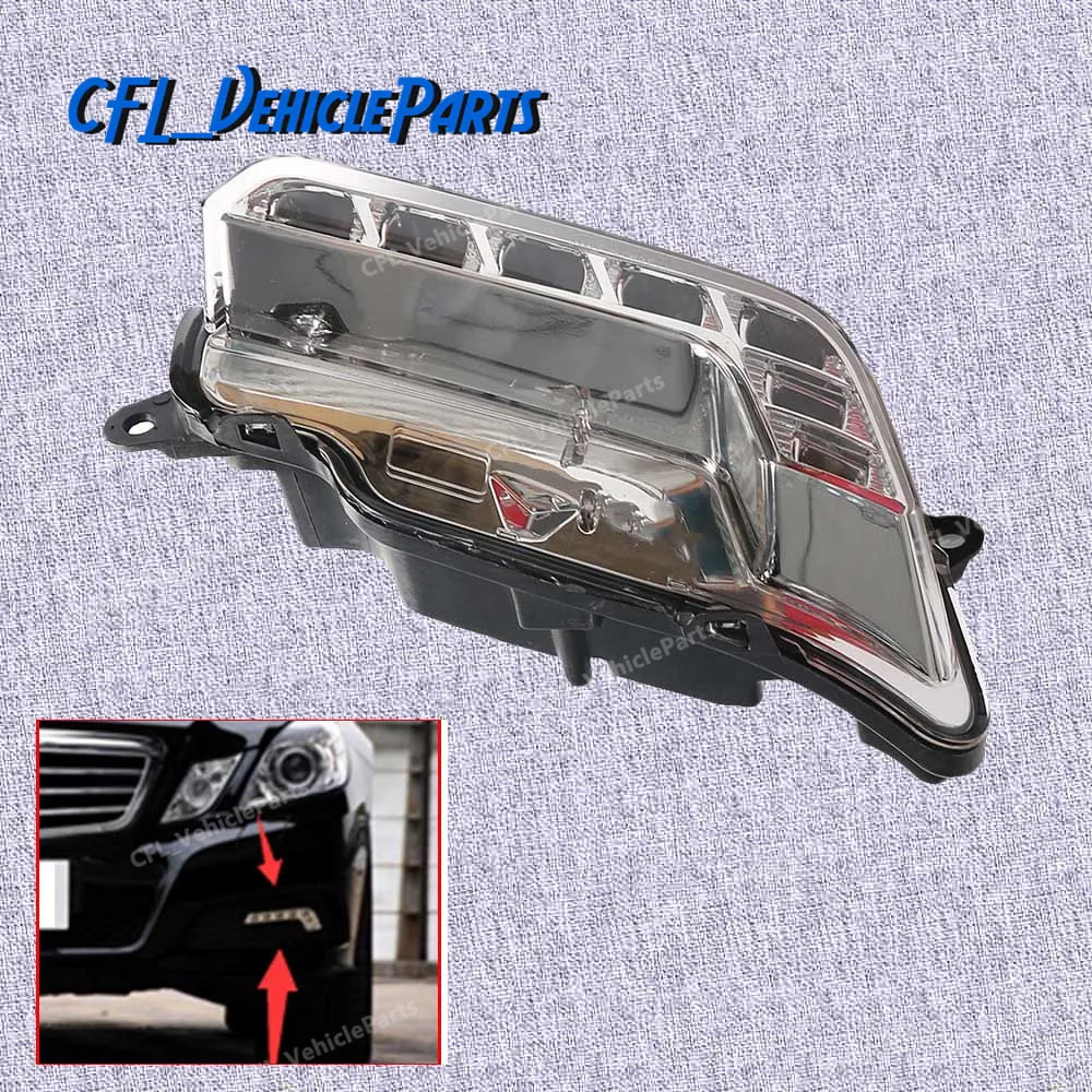 

Left Side DRL Daytime Fog Light 2128200756 For Mercedes E350 E500 E550 2010 2011 2012 2013