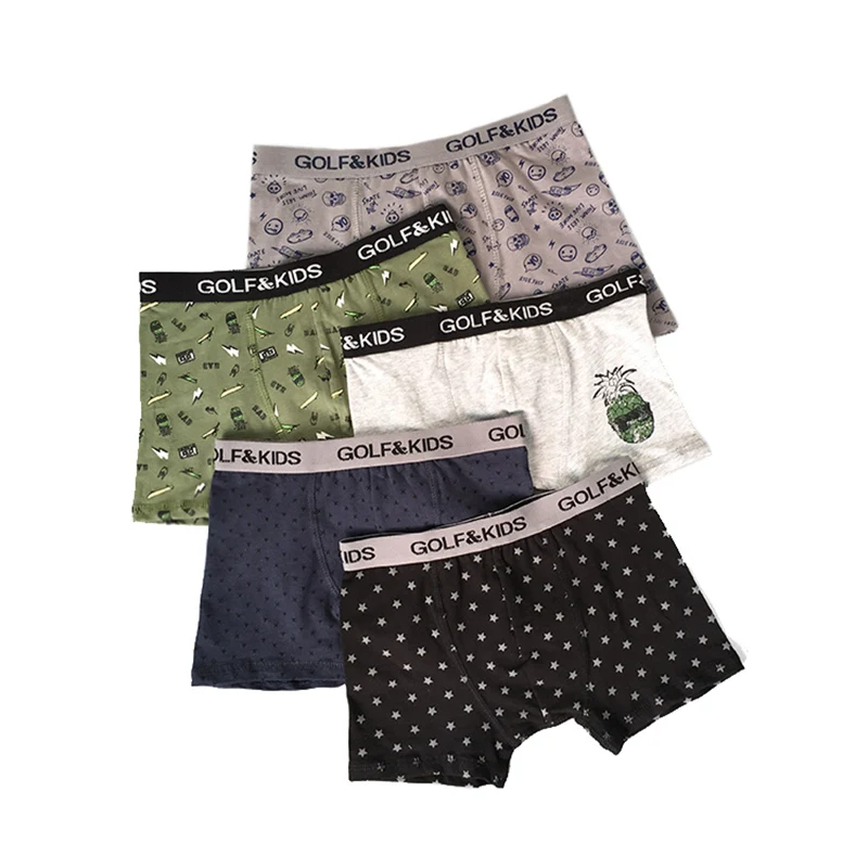 

2-12years kids Boys Cotton Boxers Children Underwear For Boys Panties