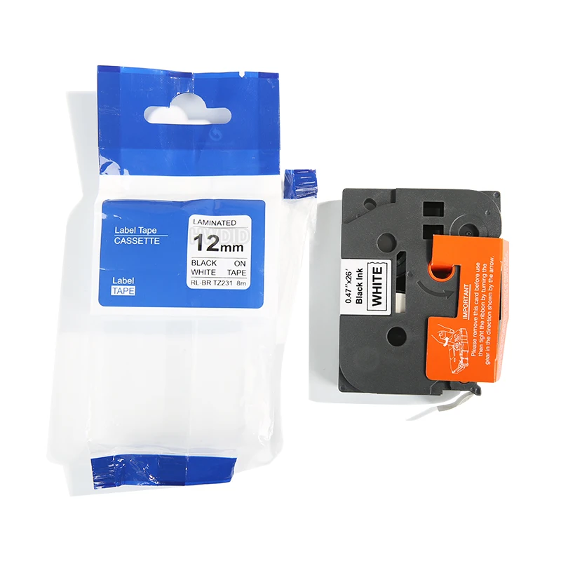 HWDID tze 231 черный на белом ярлыке машина лента Замена для Brother Tze231 Tze p touch tz231 P