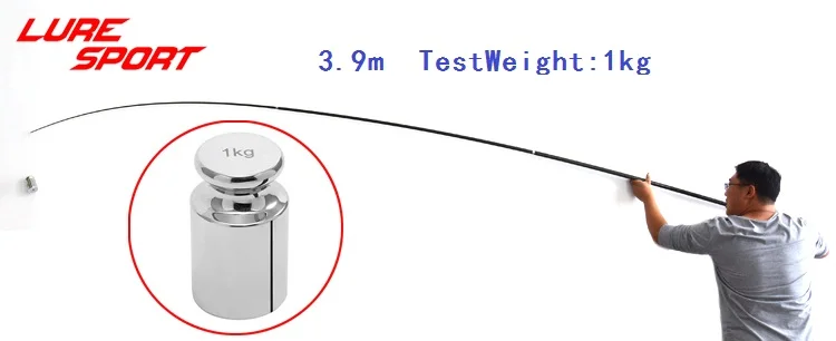 LureSport 2.7m3.9m Surf хлыст удилища с принтом «крестик карбоновые удилища стержень компонент здания DIY рыболовные аксессуары для кия