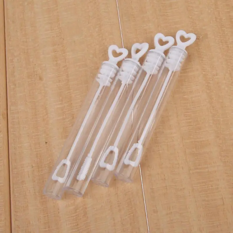 6Pcs/set Lovely Heart Star Shape Bubble Soap Bottles for Kids Children Outdoor Playing Fun Toy Wedding Birthday Party Decoration