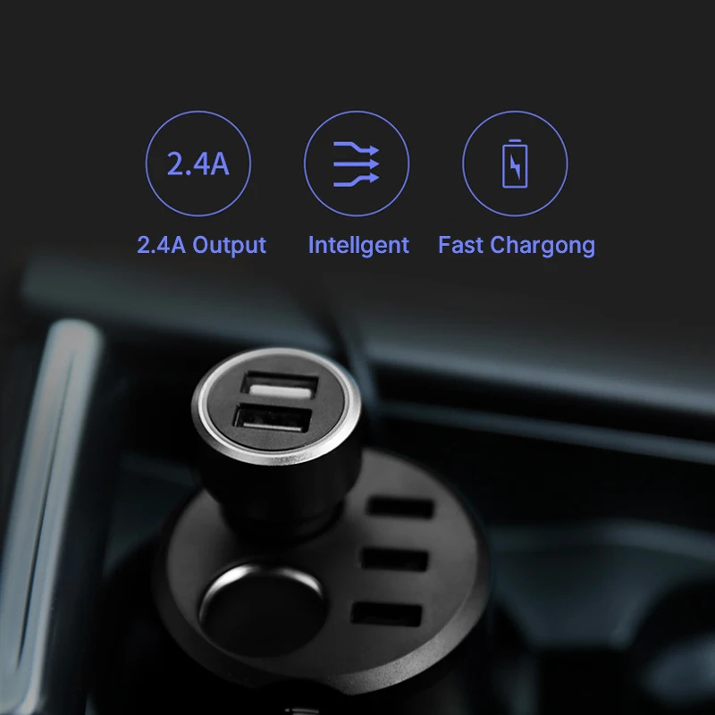 70mai розетка для автомобильного прикуривателя Pro USB Автомобильное зарядное