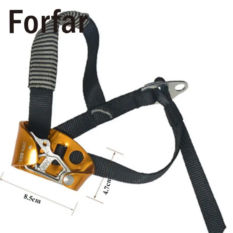 Forfar تسلق القدم اليمنى الصاعد معدات جهاز أداة حامي التبعي معدات التسلق في الهواء الطلق جهاز Forfar تسلق القدم اليمنى الصاعد معدات جهاز أداة حامي التبعي معدات التسلق في الهواء الطلق جهاز