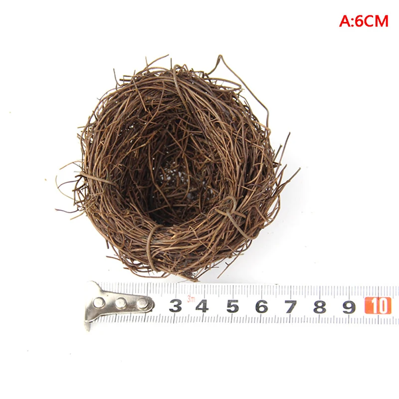 Гнездо для искусственных птиц имитация яиц модель микро Фея Украшения Сада миниатюрная фигурка игрушки, поделки DIY аксессуары - Цвет: A