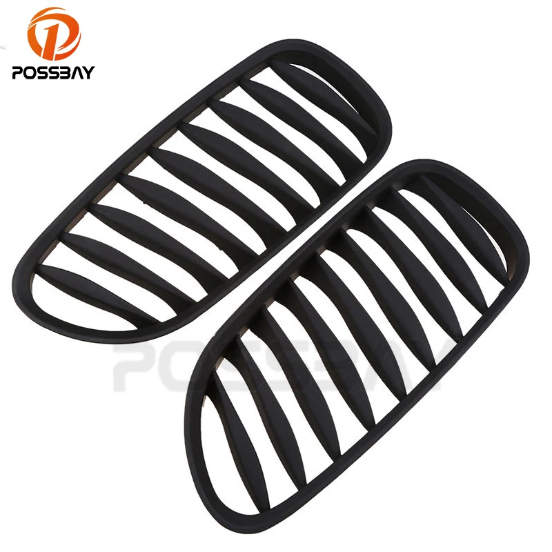 

POSSBAY Fit for BMW Z4 E85 2003/2004/2005/2006/2007/2008/2009 Matte Black Front Kidney Grilles Car Accessory Styling 1pair