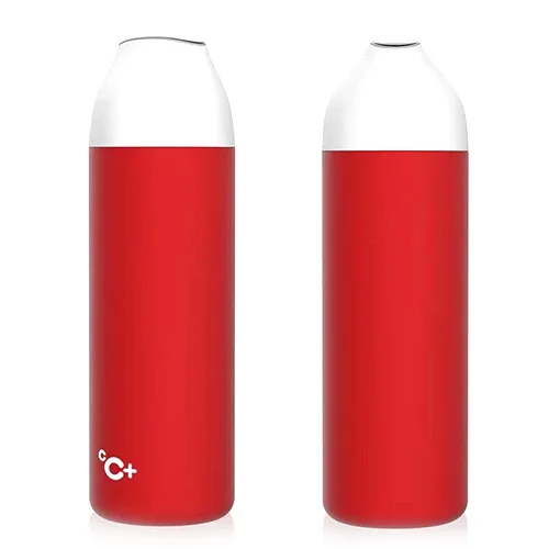 525 мл Kiss Fish CC умная бутылка для воды с температурным дисплеем измеряемая температура дисплей вакуумный термос Новинка - Цвет: Rosso Red