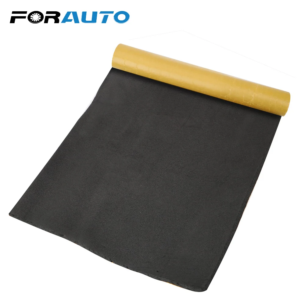 

FORAUTO Car Noise Insulation Foam Auto Adhesive Cotton Thick Soundproof Rubber 12 x 20 inch Insulation Board Car Styling