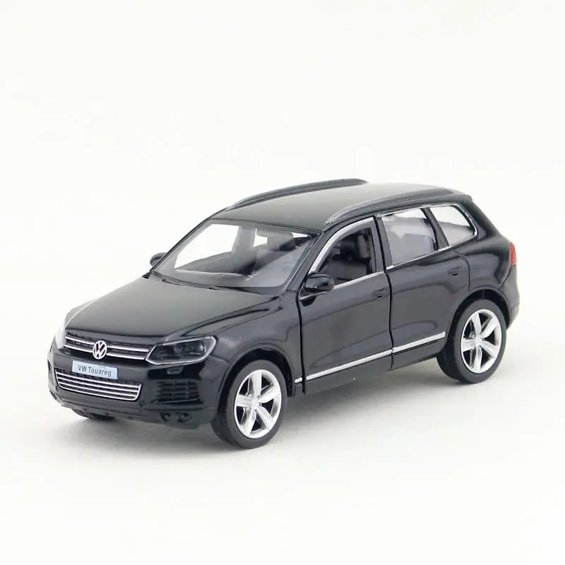 /RMZ City Toy/литая модель/1:36 весы/Volkswagen Touareg Sport SUV/оттягивающая машина/образовательная Коллекция/подарок/ребенок - Цвет: Черный