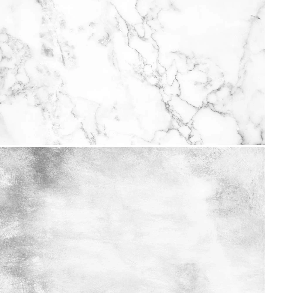 Double Sided White Marble Texture And Light Gray Cement Wall Pattern Background Cake Tabletop Photography Filming Booth Pictures Background Aliexpress