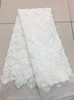 

pretty S-82728 Nigerian Lace Fabric Free Shipping by dhl Embroidered tulle lace Fabric for nice dress