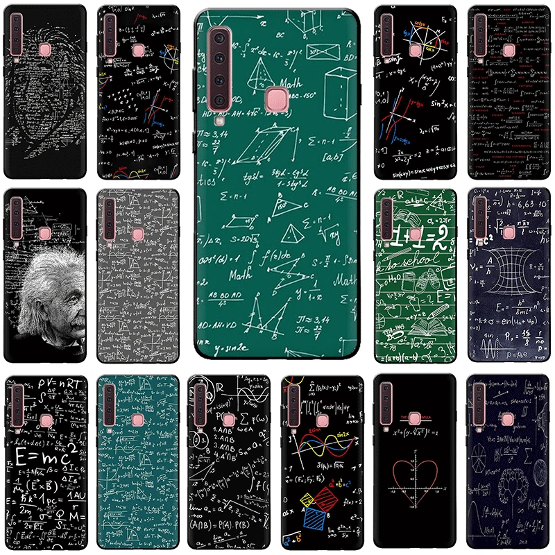 

mc2 with E=mc Math Albert Einstein Typically Soft Silicone phone case for Samsung A3 A5 A6 A7 A8 A9 2018 A10 A30 A40 A50 A70 J6