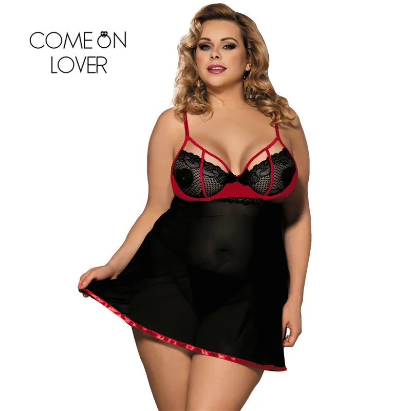 plus size babydoll with underwire