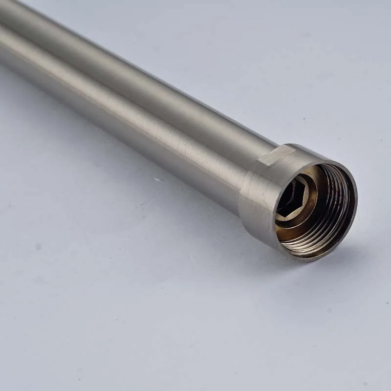 Free-Shipping-Brushed-Nickle-30cm-long-Shower-Extension-Tube (3)
