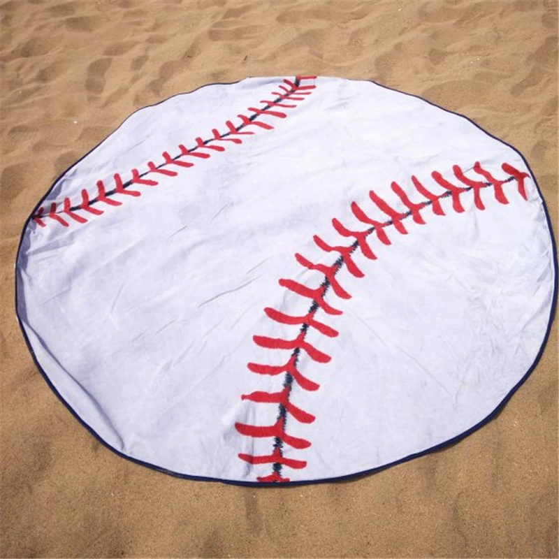 

Round Large Beach Towel For Adults Men Big Print Serviette Plage Ronde Home Bathroom Travel Cooling Bath Towel 100 Cotton QQC310