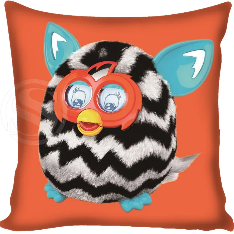 На заказ Furby квадратный чехол для подушки на заказ на молнии для спальни домашний чехол для подушки 1 шт. на заказ 40x40 см - Цвет: 19