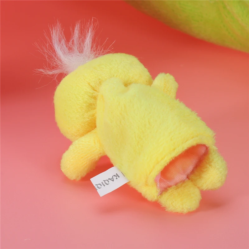 10PCS Farm Zoo Animal Finger Puppets Toys Boys Girls Babys Party Bag Filler NEW Kawaii Kids Stuffed Toys For Children Dolls