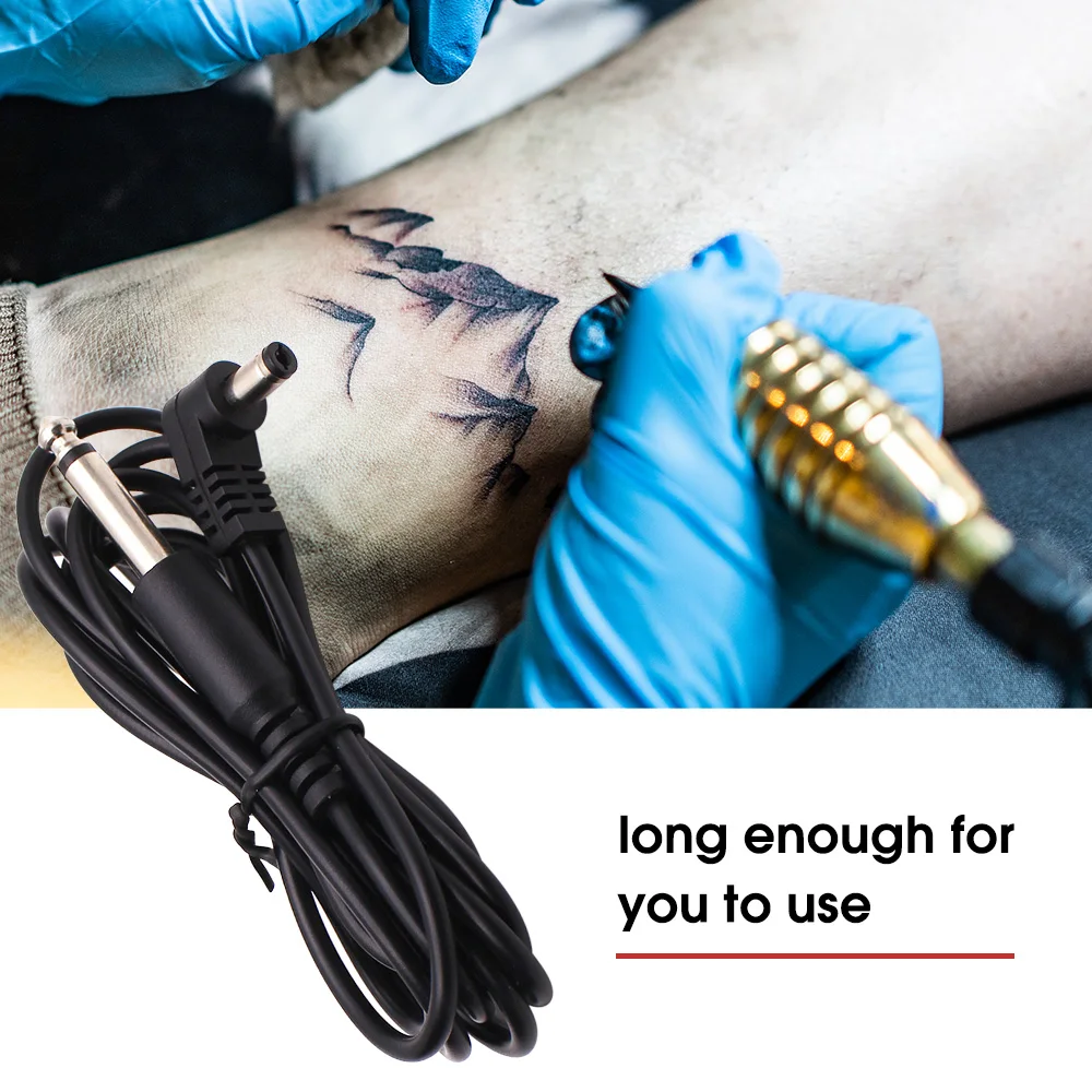 

Silicone Soft Tattoo RCA Connector Cords Cable for Rotary Tattoo Pen Tattoo Machines DC Power Cord