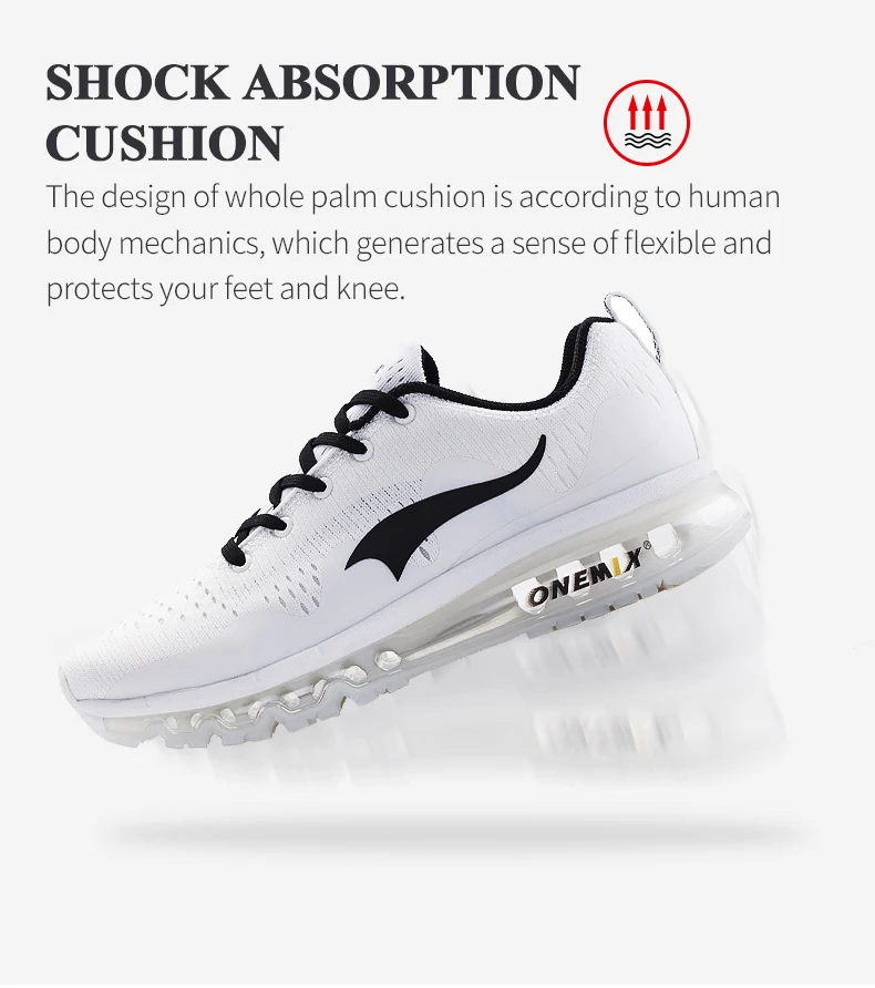 Onemix Air спортивные кроссовки женские амортизирующие дышащие кроссовки Мужская Спортивная обувь уличная прогулочная обувь Женская теннисная обувь