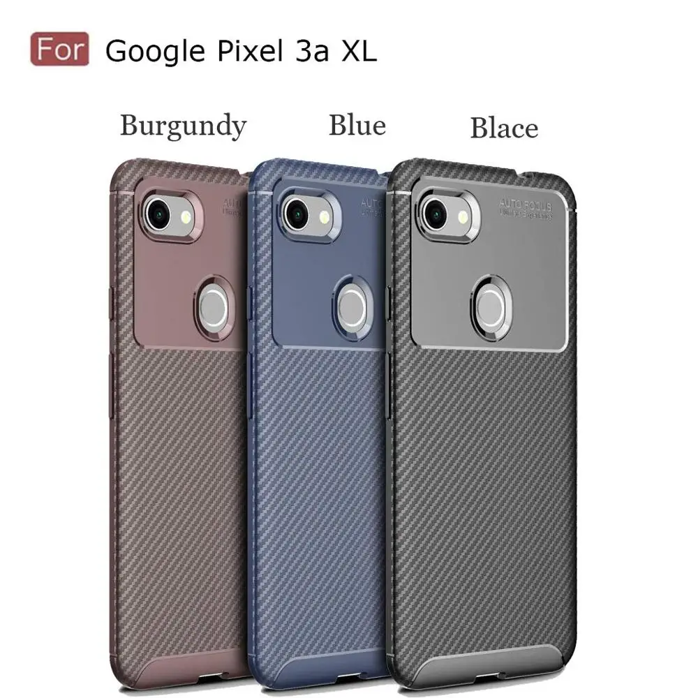 

Conelz for Google Pixel 3a XL Case Cover Carbon Fiber Slim Anti-slip Anti-scratch TPU Protective Phone Case for Google Pixel 3a