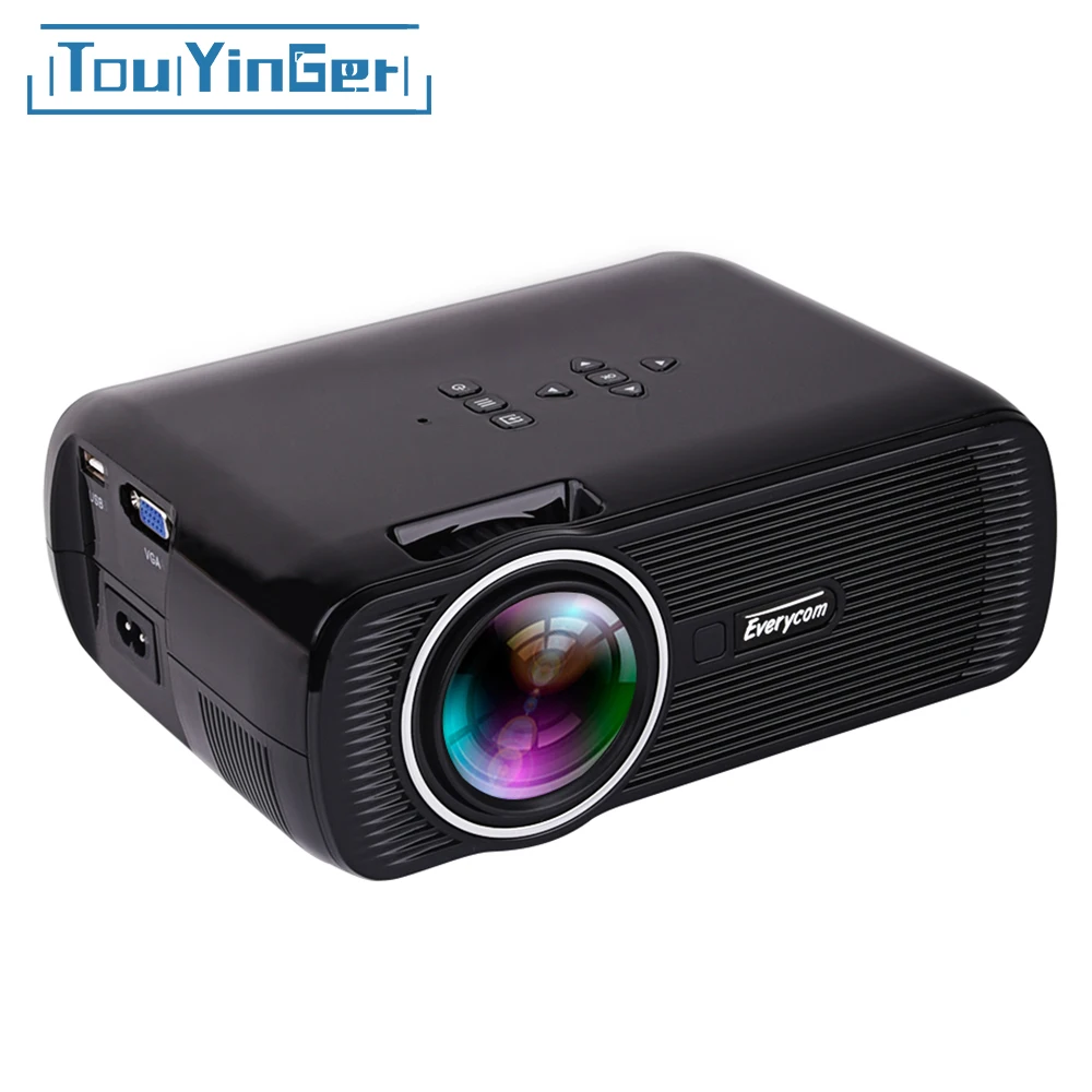 2016 горячие everycom X7 X7S X7SD мини видеопроектор Поддержка Full HD 1080 P дома Театр LED ТВ