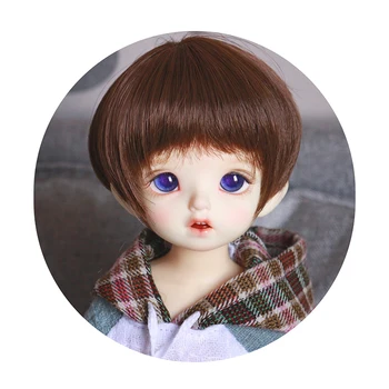 

Bybrana Bjd doll bjd wig 1/3 1/4 black short hair free shopping