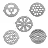 3mm/5mm/7mm/Sector/Large 3 holes Meat Grinder Plate Net Knife Meat Grinder Parts stainless Steel Meat Hole Plate 1PC 2019 hot 2